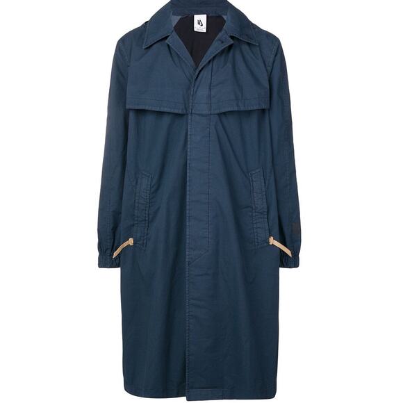 Nike Nikelab X Made In Italy Thunder Blue Long Jacket Coat AO0854-471 Men Small - Picture 2 of 9